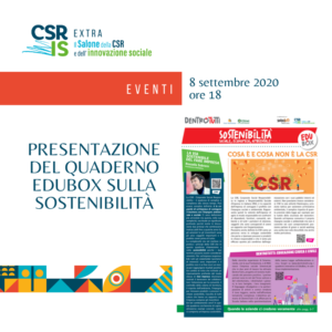 Presentazione del quaderno EduBox sulla sostenibilità